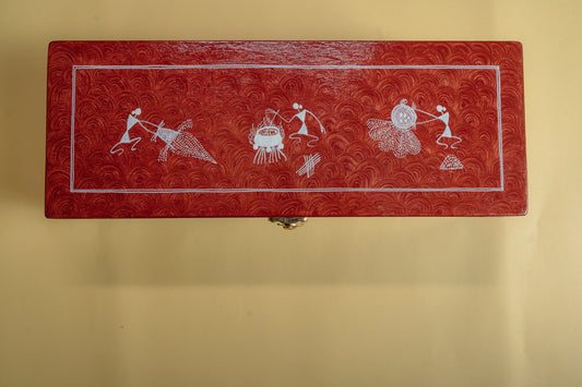 Wooden Warli Box